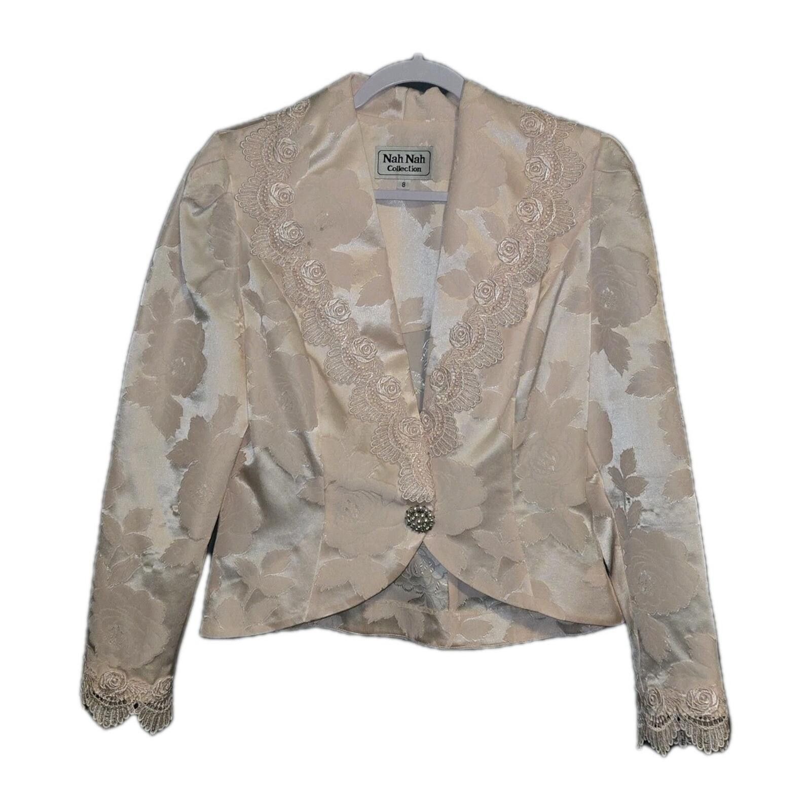 Other Vintage Nah Nah Collections Victorian Lolita Dressy Blazer 8 Size M / US 6-8 / IT 42-44 - 1 Thumbnail