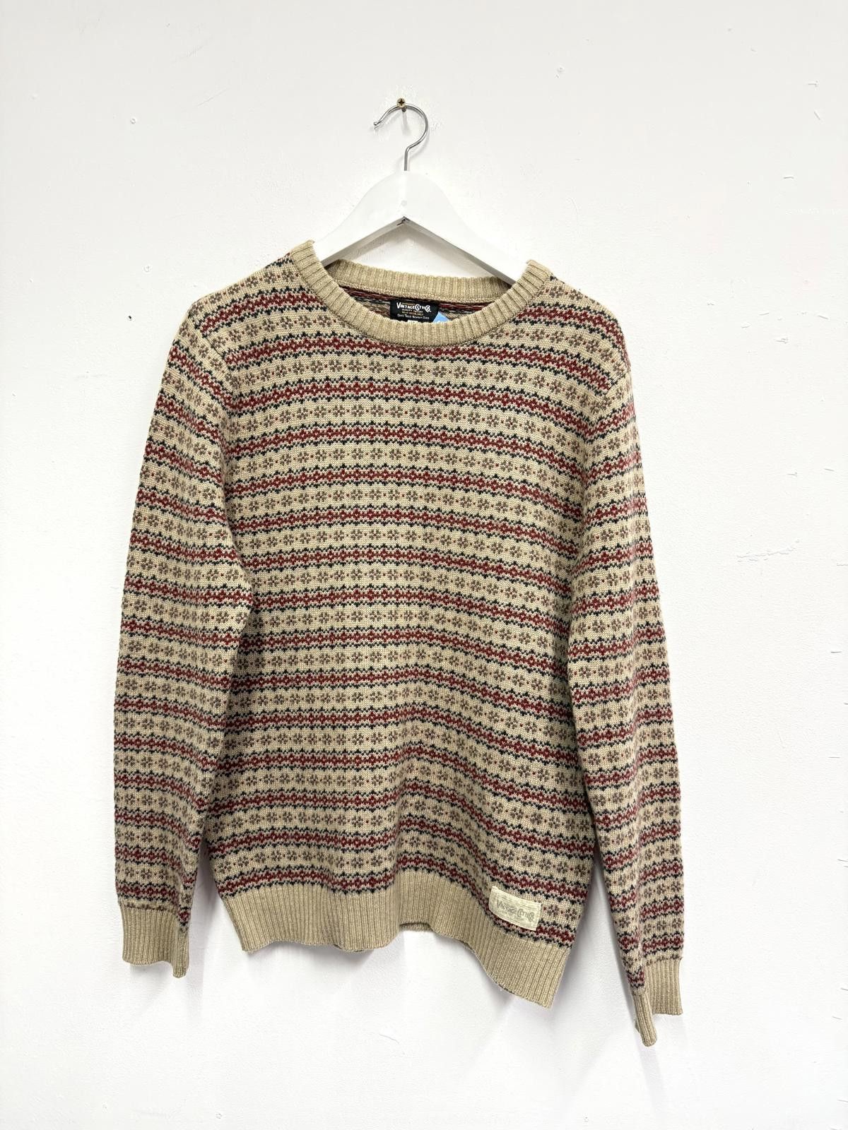 Other Lock & Jones Vintage Cloth Co. Patterned Wool Sweater Medium Size US M / EU 48-50 / 2 - 1 Thumbnail