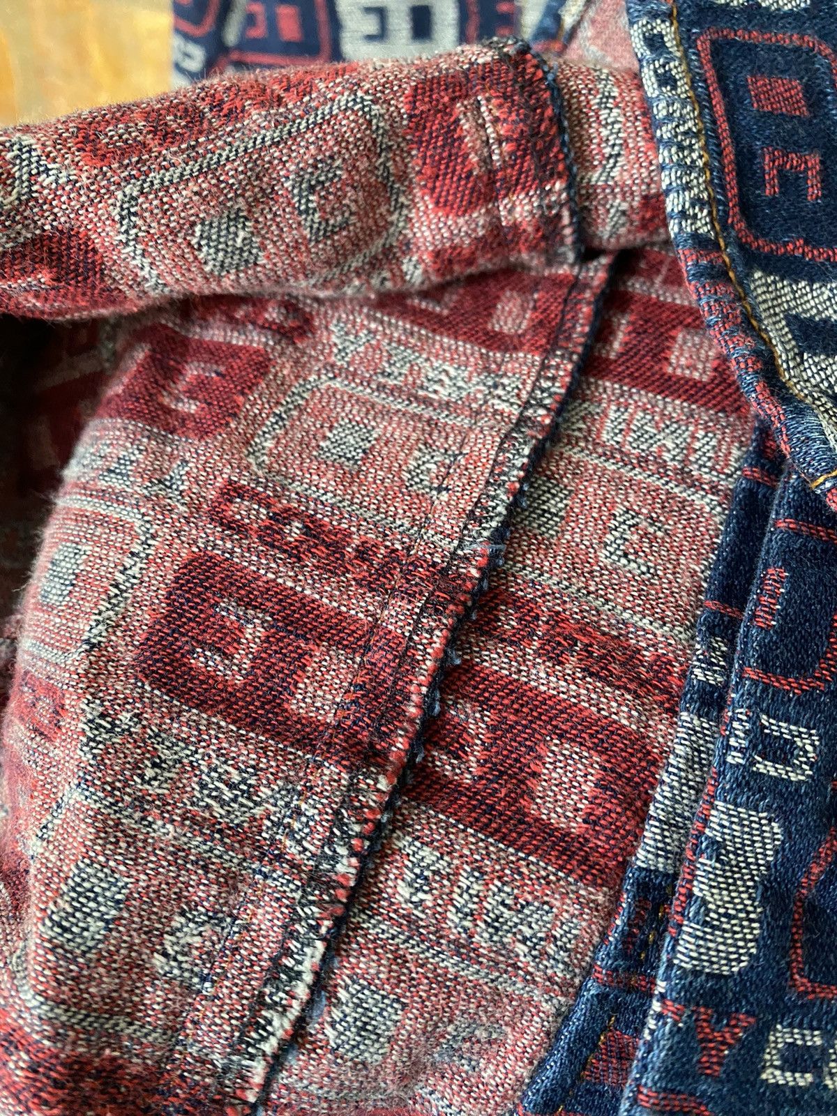 Beauty Beast × Hysteric Glamour × Japanese Brand 1980s Ozone community Hysteric Glamour jacquard jacket Size S / US 4 / IT 40 - 14 Thumbnail