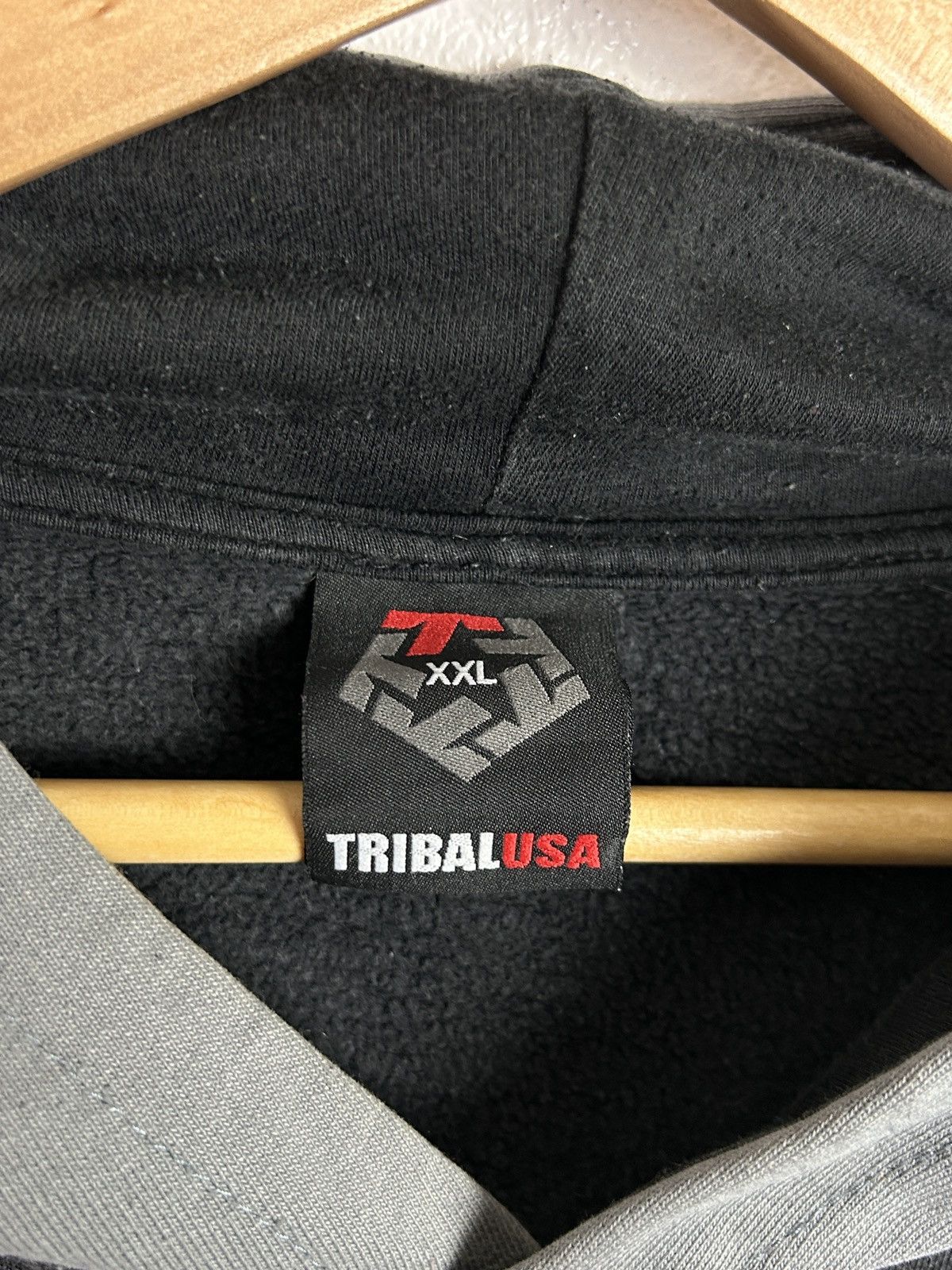 Tribal Streetwear Vintage Tribal Gear Center Logo Embroidery Rap Usa Hoodie Size US XXL / EU 58 / 5 - 7 Thumbnail