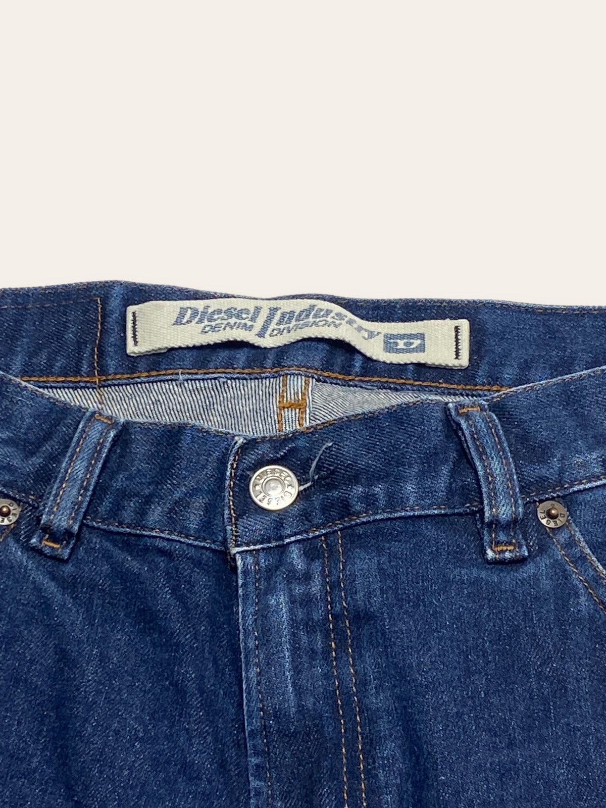 Diesel Vintage DIESEL Deep Blue Jeans Made In Italy Size US 31 - 6 Thumbnail