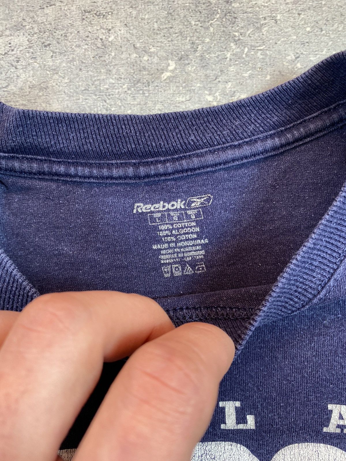 NFL × Reebok × Vintage Dallas Cowboys Football T-shirt Big centre logo Size Large Size US L / EU 52-54 / 3 - 6 Thumbnail