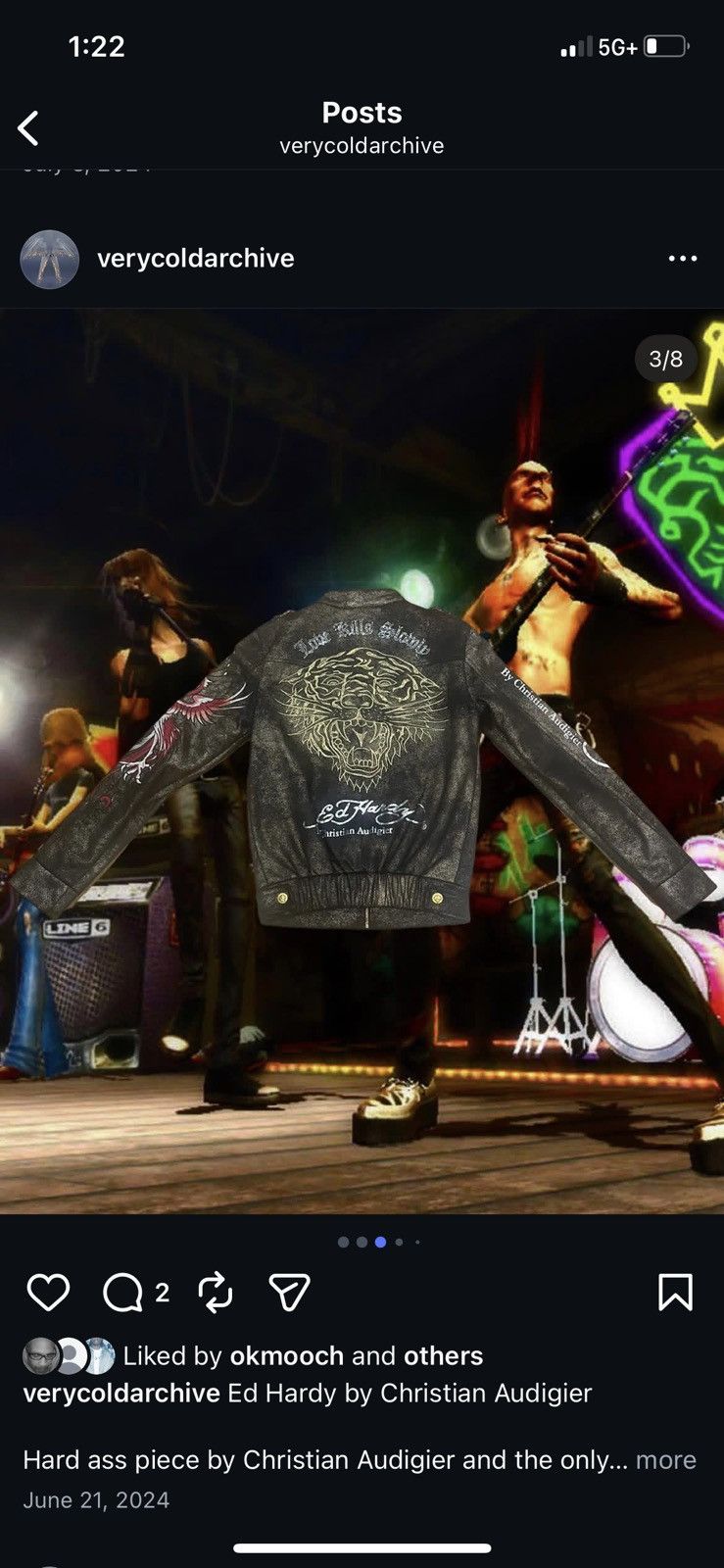 Ed Hardy Ed Hardy X Christian Audigier Size US S / EU 44-46 / 1 - 3 Thumbnail