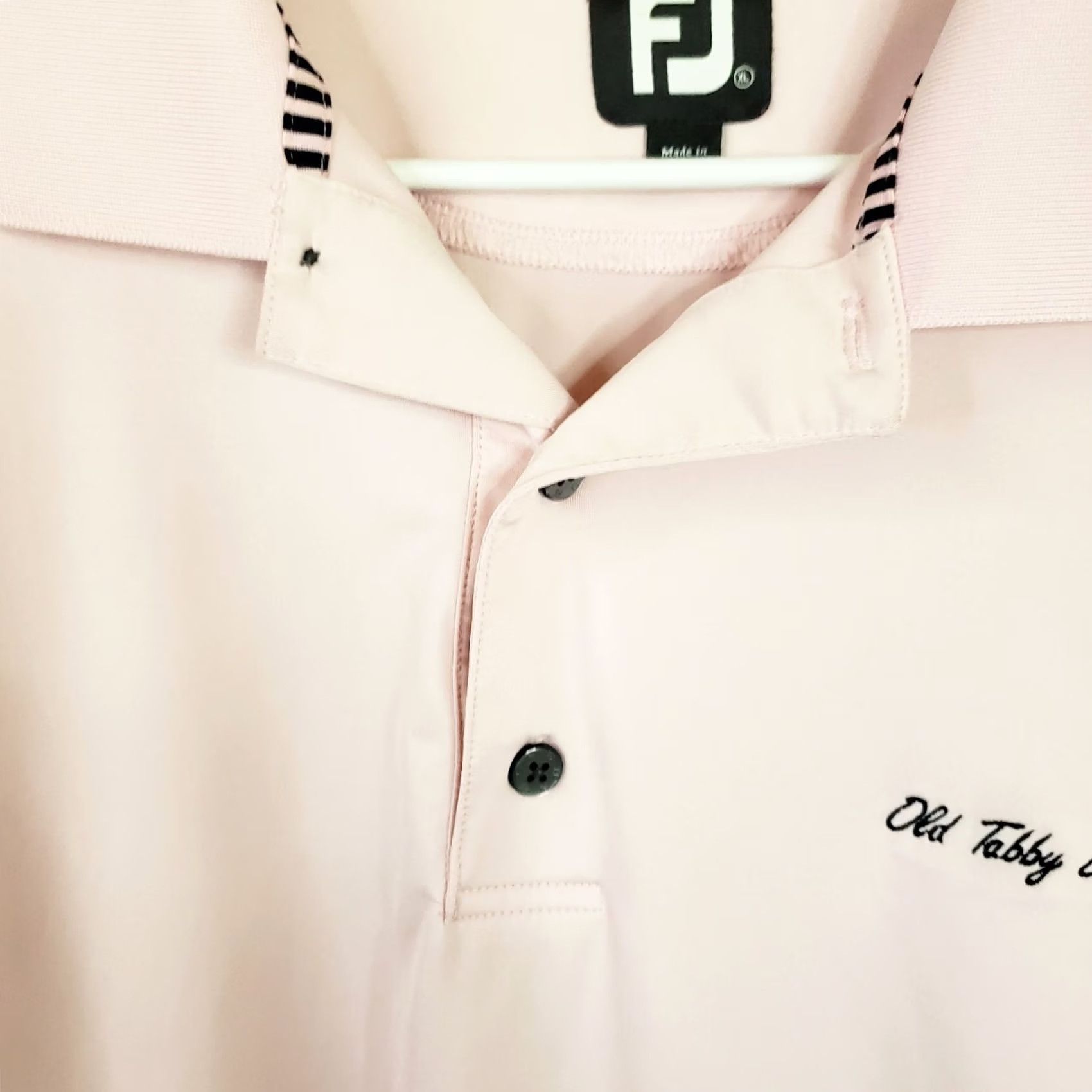 Footjoy FootJoy FJ Mens XL Pink Short Sleeve Golf Polo Shirt Size US XL / EU 56 / 4 - 6 Thumbnail