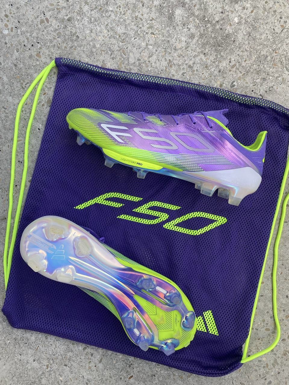 Adidas Adidas F50+ Violet/Green JS3211 Size US 9 / EU 42 - 1 Thumbnail