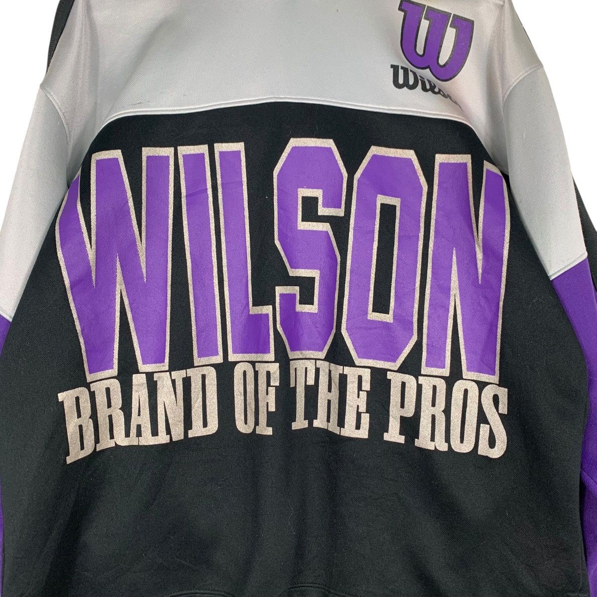Wilson WILSON Big Logo Pullover Hoodies Polyester #1235-C56 Size US L / EU 52-54 / 3 - 12 Thumbnail