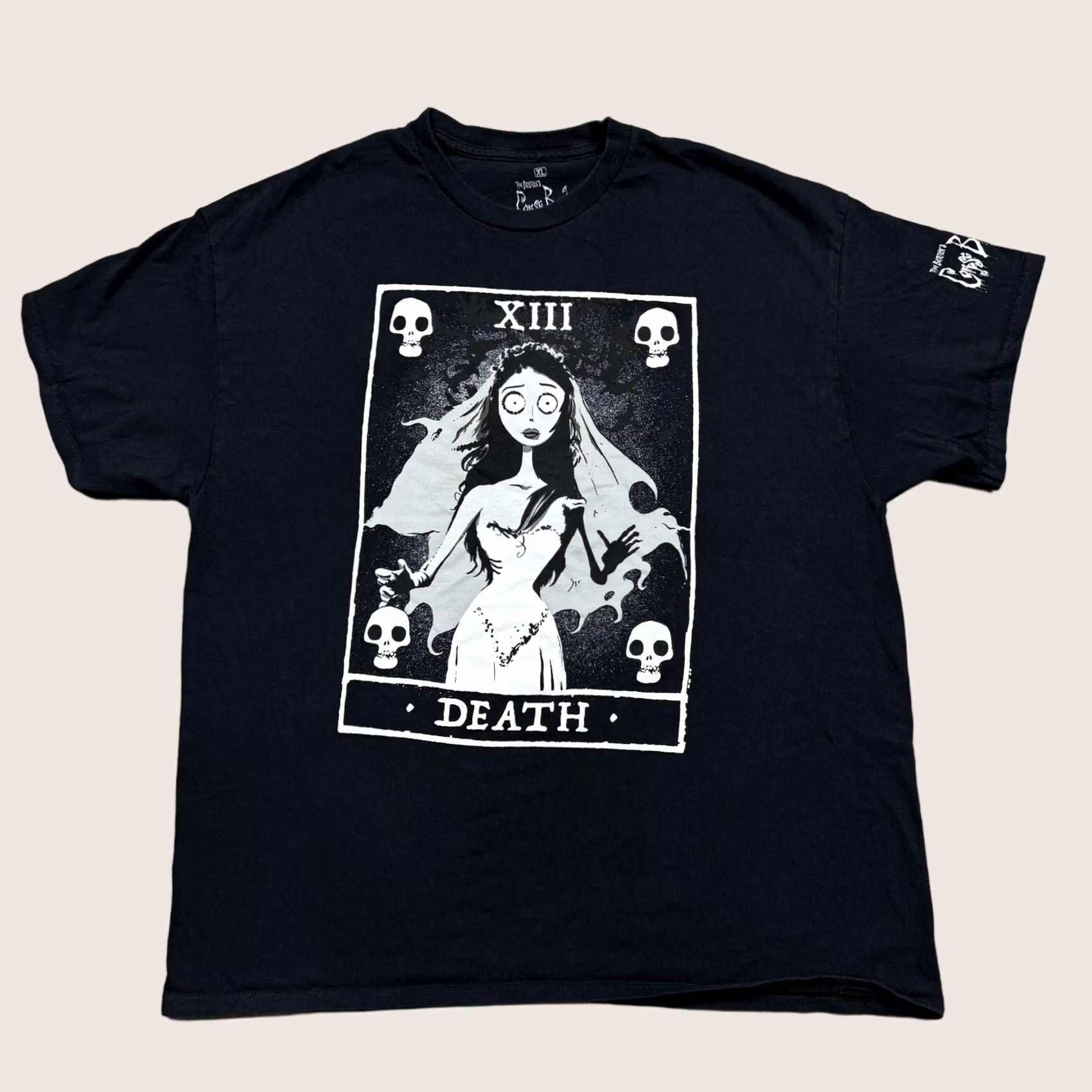 Ripple Junction Ripple Junction Corpse Bride Shirt XL Black Short Sleeve Graphic Tee Tim Burton Movie Men's Size US XL / EU 56 / 4 - 1 Thumbnail