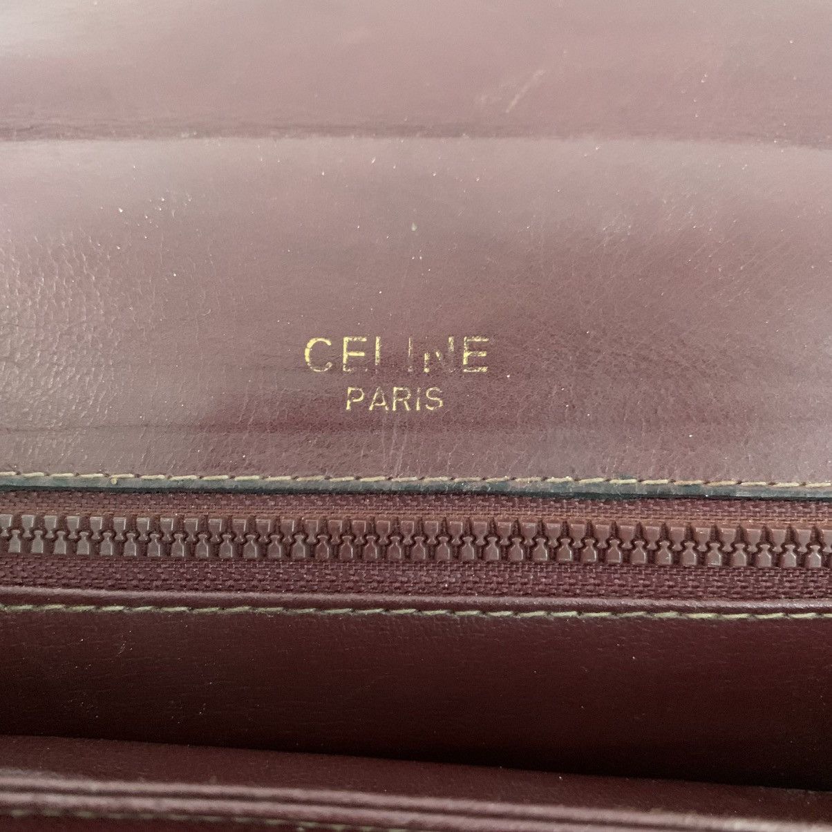 Celine Celine Box Vintage Leather Handbag Size ONE SIZE - 17 Thumbnail