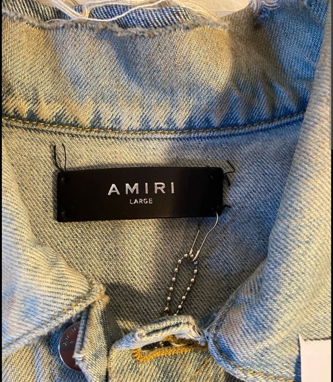 Amiri Amiri Denim Jacket Size L / US 10 / IT 46 - 3 Thumbnail