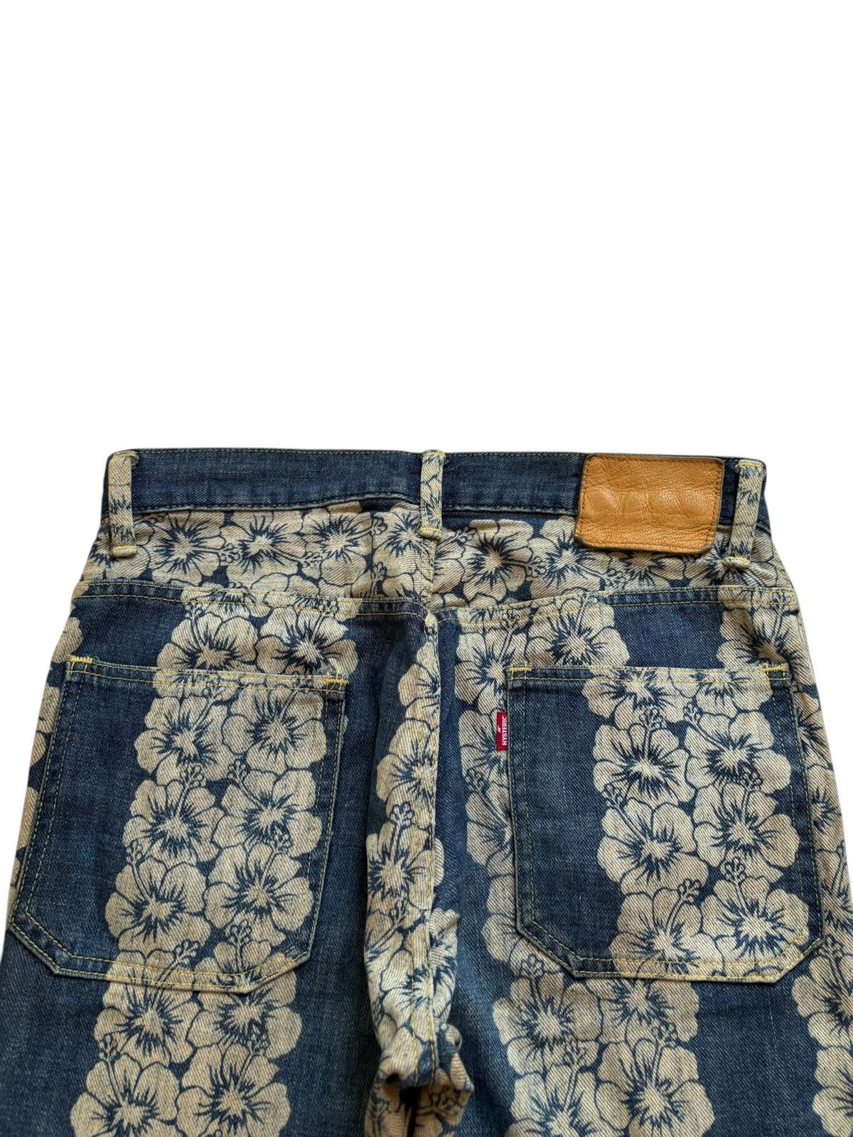 Hysteric Glamour Vintage Hysteric Glamour Mud Wash Flower Style Flare Jeans Size US 28 / EU 44 - 8 Thumbnail