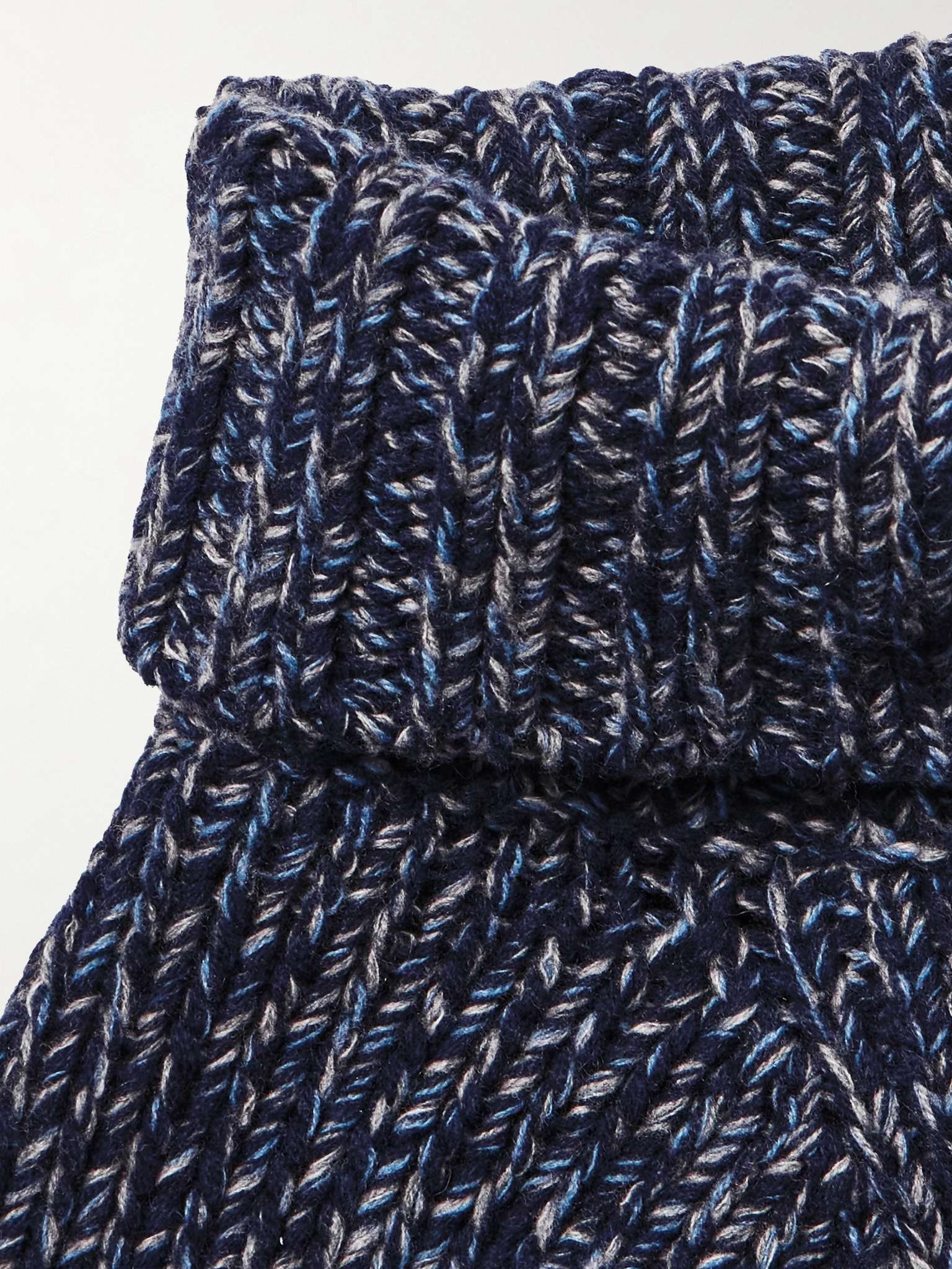 Brunello Cucinelli o1w1db10225 Silk-Blend Rollneck Sweater in Multicolor Size US XL / EU 56 / 4 - 5 Thumbnail