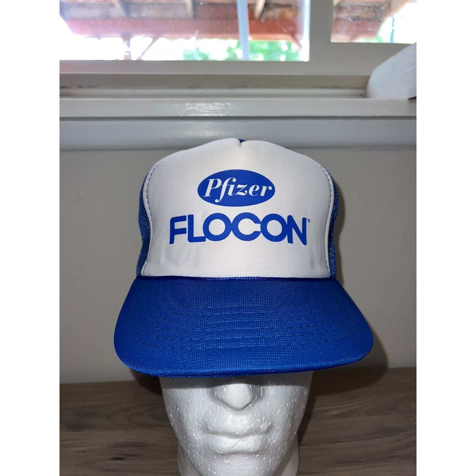 Vintage Pfizer Flocon Antiscalants Science Drug Pharma Hat Snapback Size ONE SIZE - 1 Thumbnail