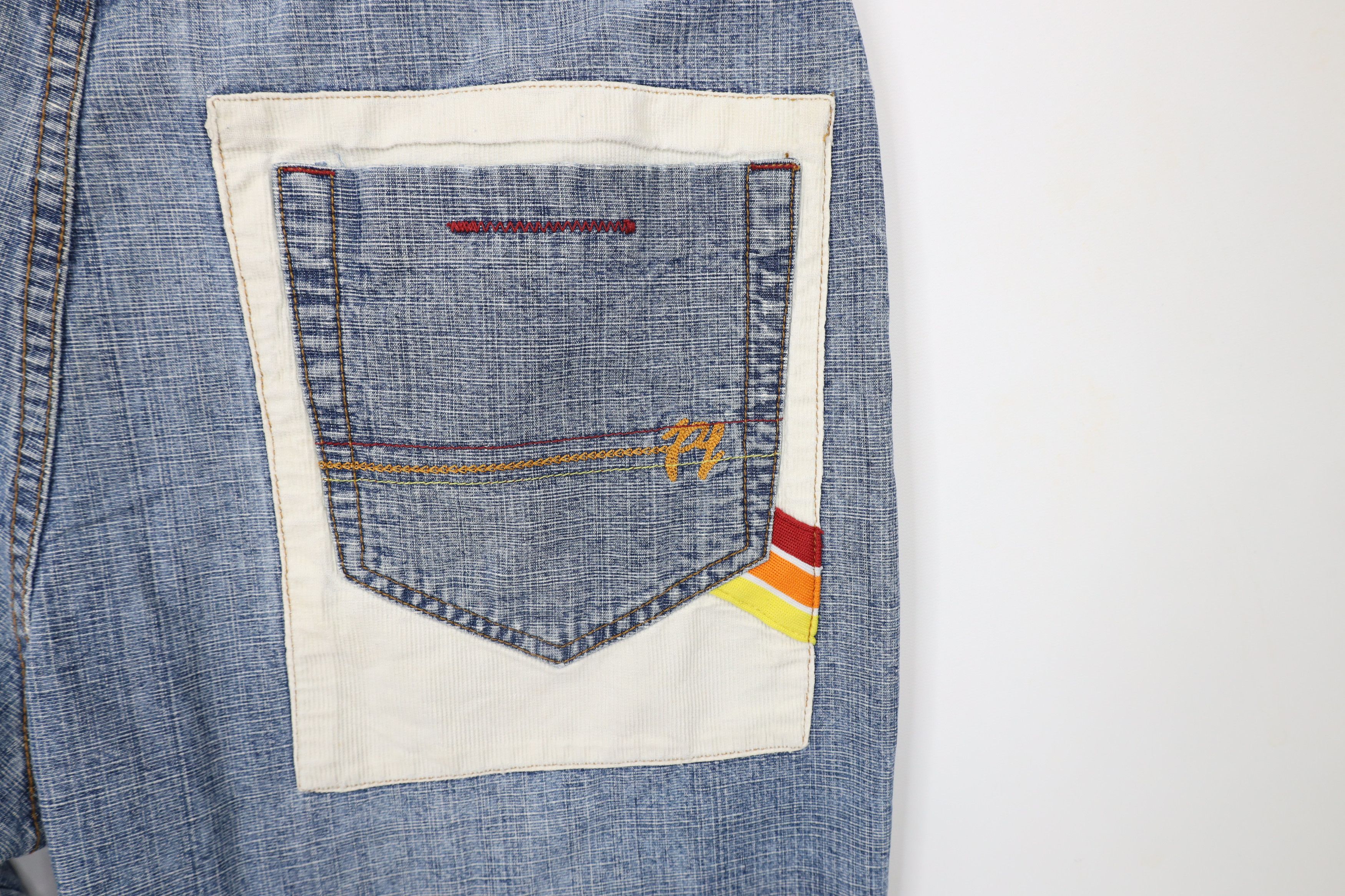 Phat Farm × Vintage Vintage Phat Farm Spell Out Baggy Wide Leg Denim Jeans Size US 34 / EU 50 - 16 Thumbnail