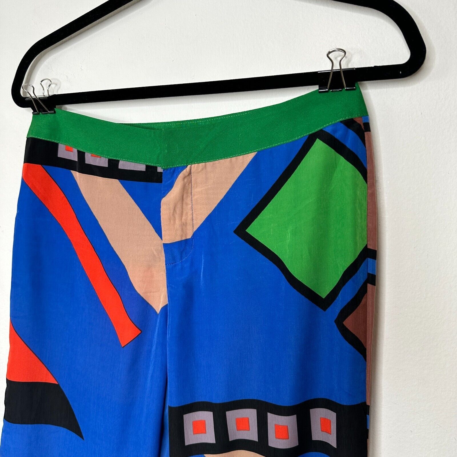 Other Jealous Tomato Bright Multi Abstract Palazzo Zip Pant M Size 28" / US 6 / IT 42 - 6 Thumbnail