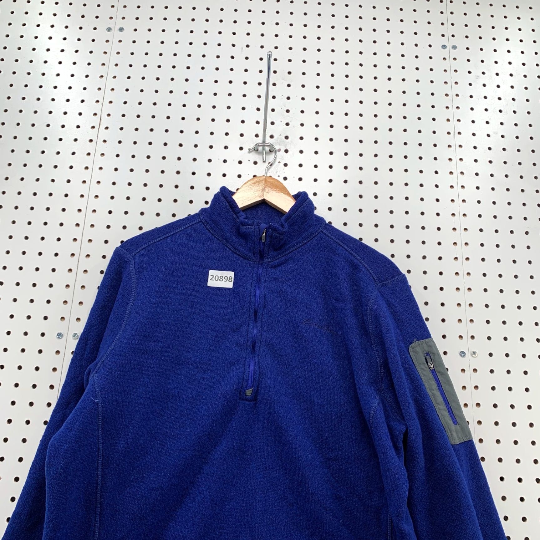 Eddie Bauer Eddie Bauer Womens 1/4 Zip Pullover Sweatshirt Blue XL Fits 23x27 Pocket Sweatshirt Pullover Zip Knit High Neck Activewear Womens XL Blue Eddie Bauer Size XL / US 12-14 / IT 48-50 - 2 Thumbnail