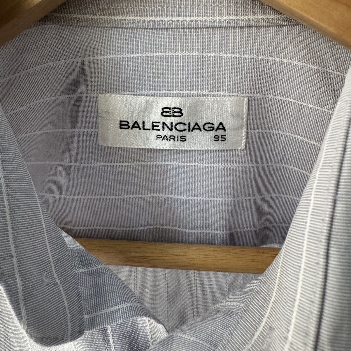 Balenciaga Vintage Balenciaga Stripes Shirt Size US M / EU 48-50 / 2 - 3 Thumbnail