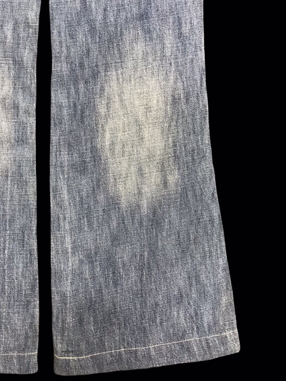 Japanese Brand 💥BELL BOTTOM💥BACK NUMBER LIGHT LOW RISE BAKER DENIM F415 Size US 30 / EU 46 - 15 Thumbnail