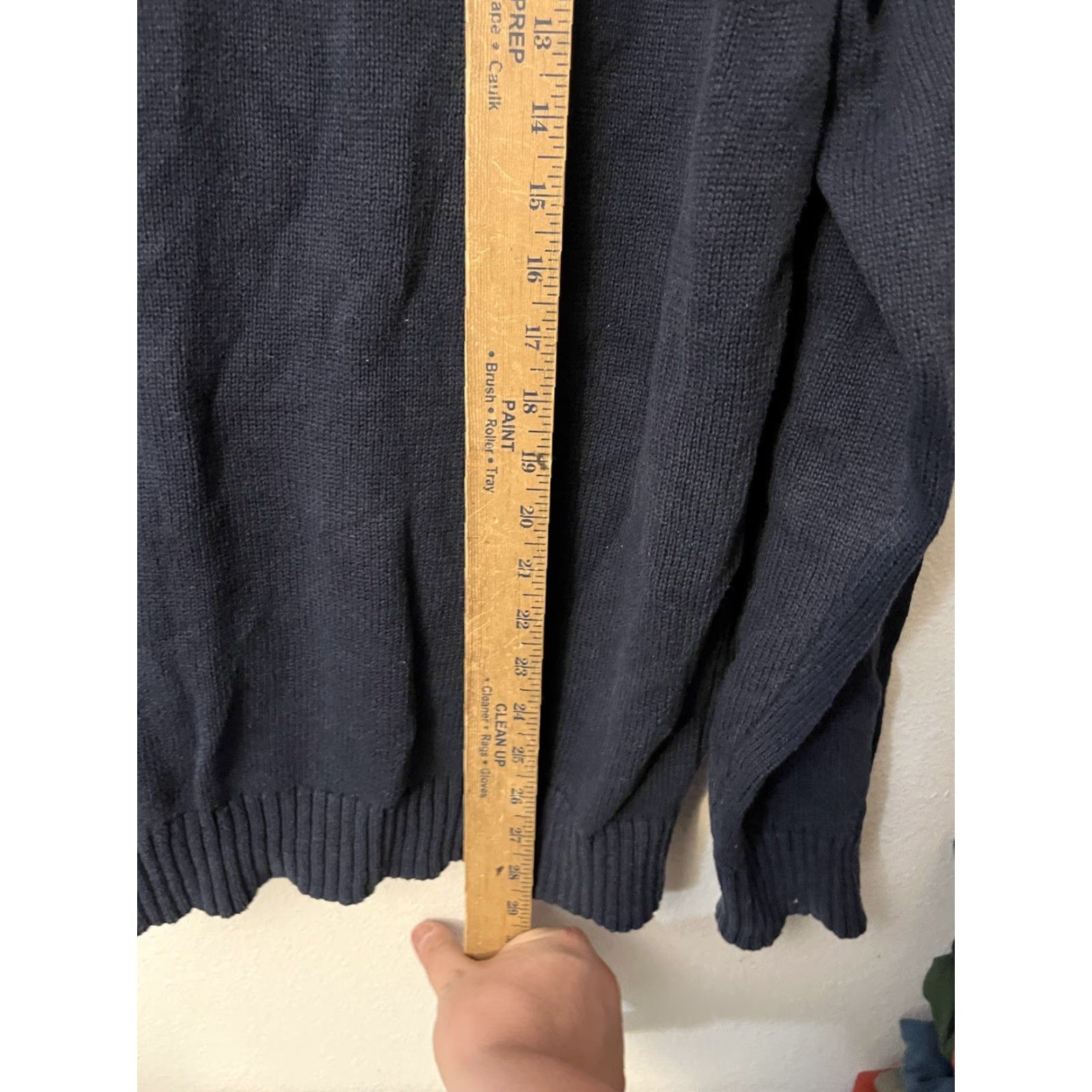 Eddie Bauer VINTAGE Eddie Bauer Sweater Shirt 1/4 Zip Cotton Navy XL Mens Pullover 1/4 Zip Blue Size US XL / EU 56 / 4 - 4 Thumbnail