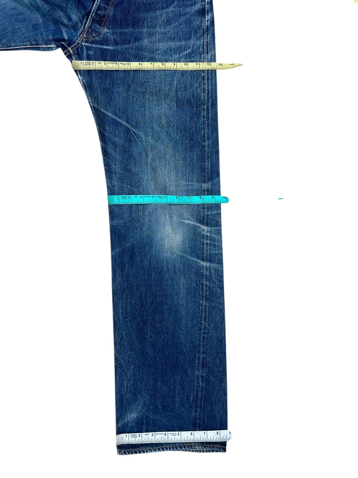 Denime Vintage GLEEM Clothing Japan Dirty Mud Denim Selvedge Jeans Size US 33 - 3 Thumbnail