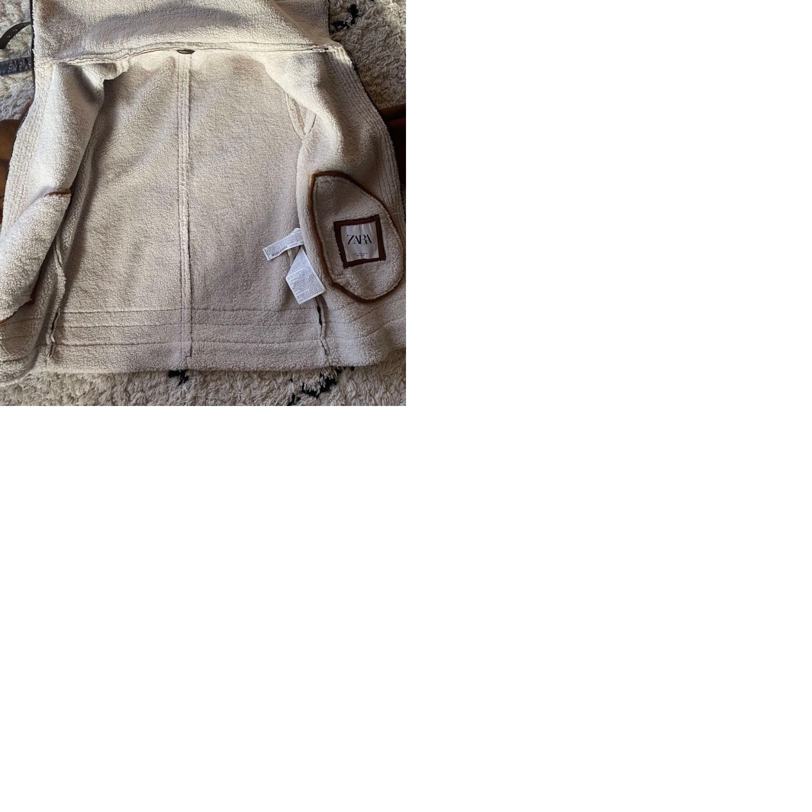 Zara VINTAGE Zara Faux Shearling B-3 Jacket S Size Used Cold Weather Military Fur Shrug Style Mens Womens Girls Boys Size US S / EU 44-46 / 1 - 9 Thumbnail