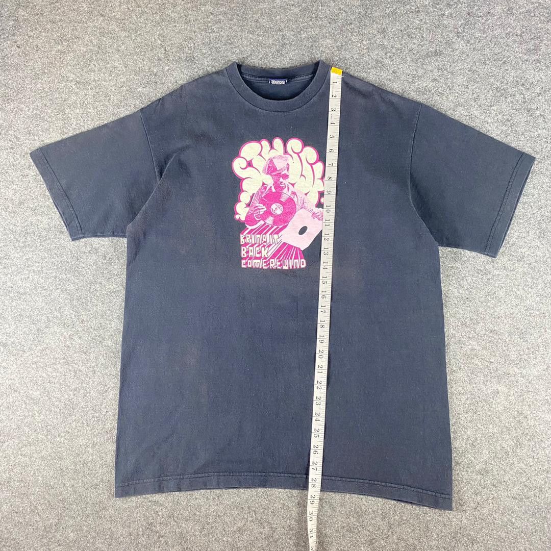 Stussy Vintage 90s Stussy Bring It Back Rewind Streetwear Tshirt Size US L / EU 52-54 / 3 - 5 Thumbnail