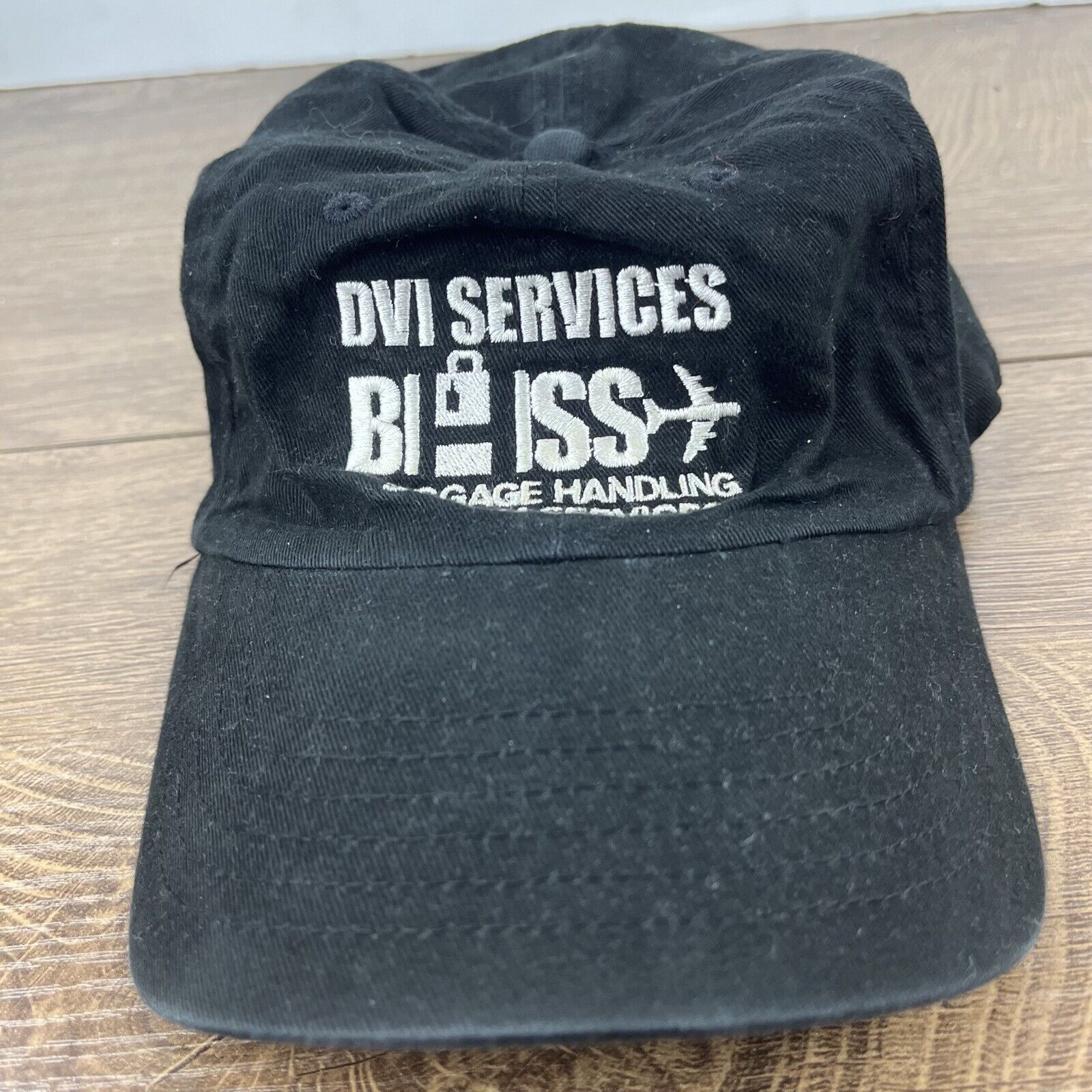 Other DVI Services Hat BI ISS Black Hat Adjustable Baggage Handlin Size ONE SIZE - 6 Thumbnail