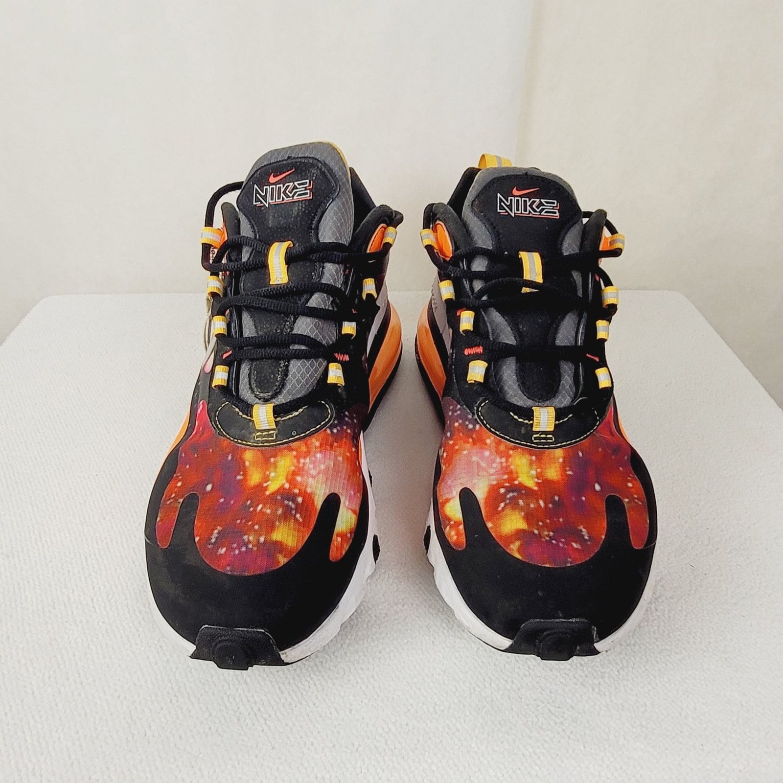 Nike Nike 270 React Mens black Supernova galaxy sneakers Size 8 Size US 8 / EU 41 - 3 Thumbnail