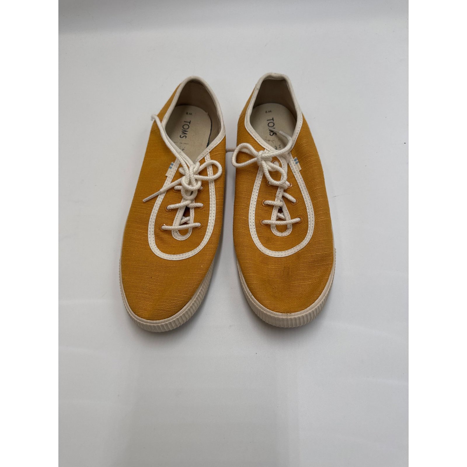 Toms TOMS · Women’s 9 Heritage Sneakers Yellow Canvas Flats Size US 9 / IT 39 - 3 Thumbnail