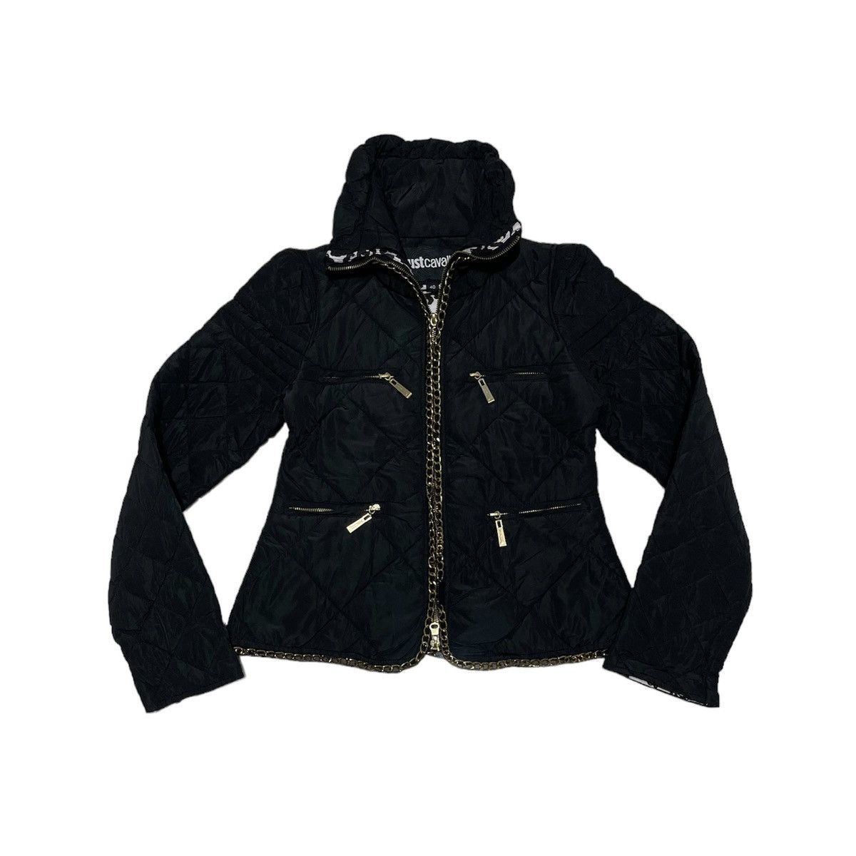 Just Cavalli Chain Bomber Jacket