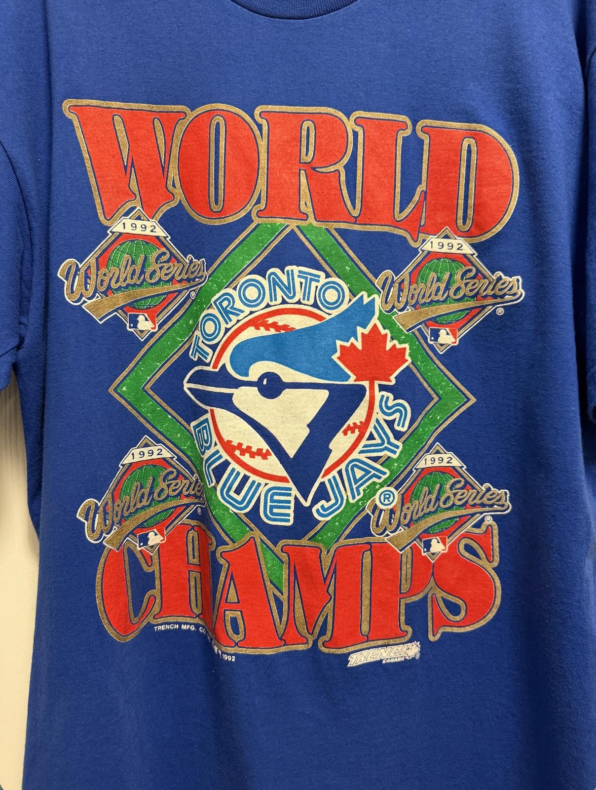 Other 1992 Toronto Blue Jays World Champs Tee XL Size US XL / EU 56 / 4 - 2 Thumbnail