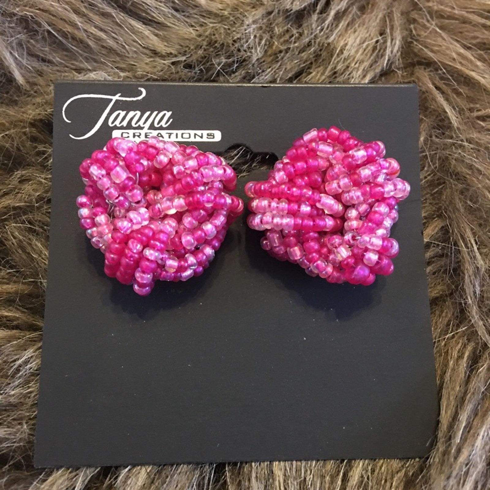 Jewelry Tanya Creations handcrafted beaded earrings Size ONE SIZE - 2 Thumbnail