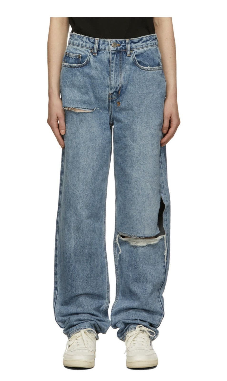 Ksubi Ksubi blue playback trashed jeans Size 24" / US 00 / IT 34 - 1 Thumbnail