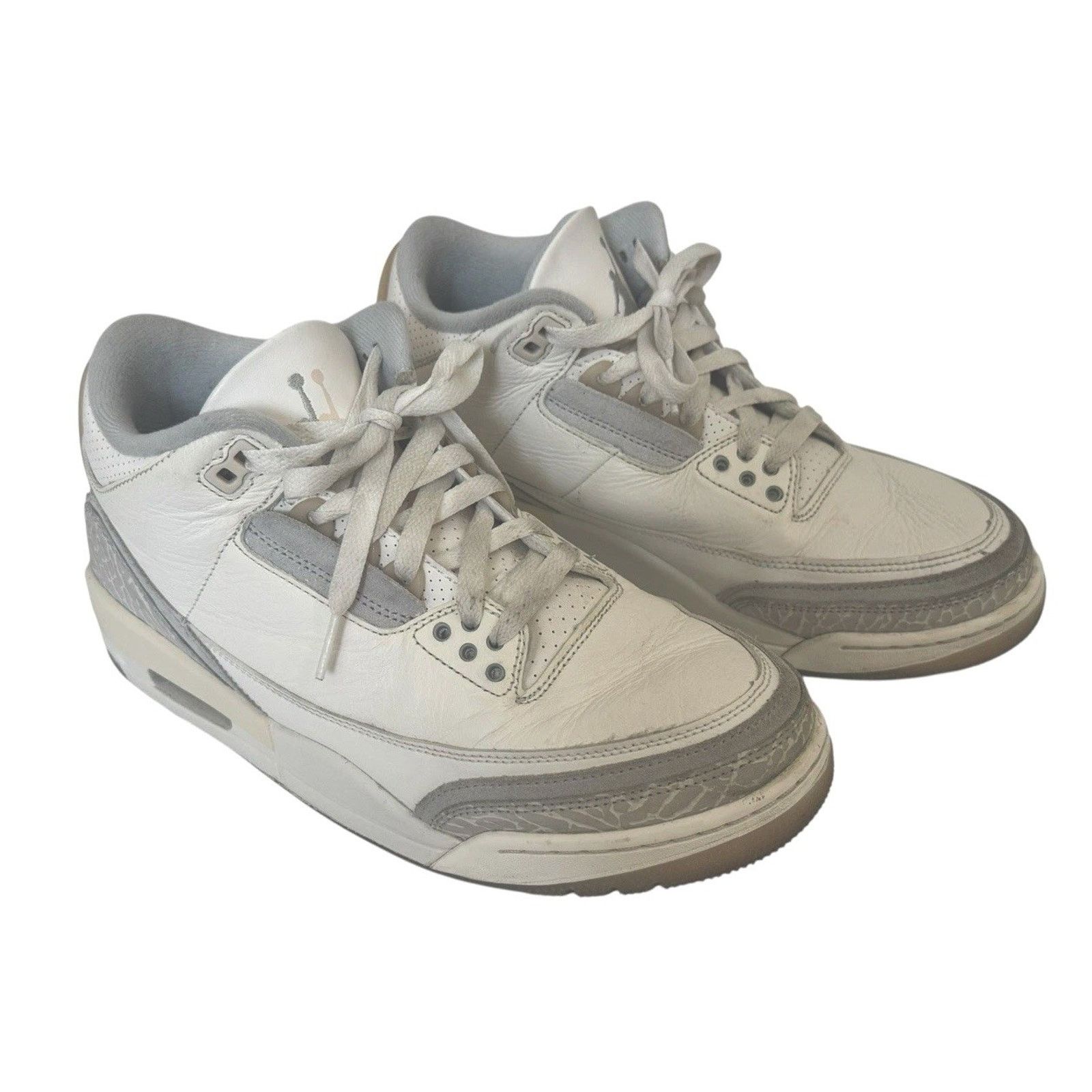 Nike NIKE AIR JORDAN 3 Retro Craft Ivory Shoes LIMITED EDITION Size US 8.5 / EU 41-42 - 4 Thumbnail
