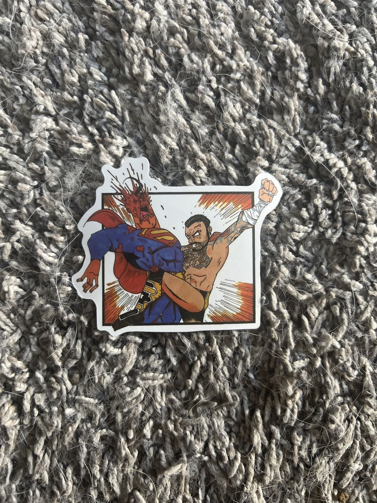 DC Comics DC Superman CM Punk Go To Sleep Sticker Size ONE SIZE - 1 Thumbnail
