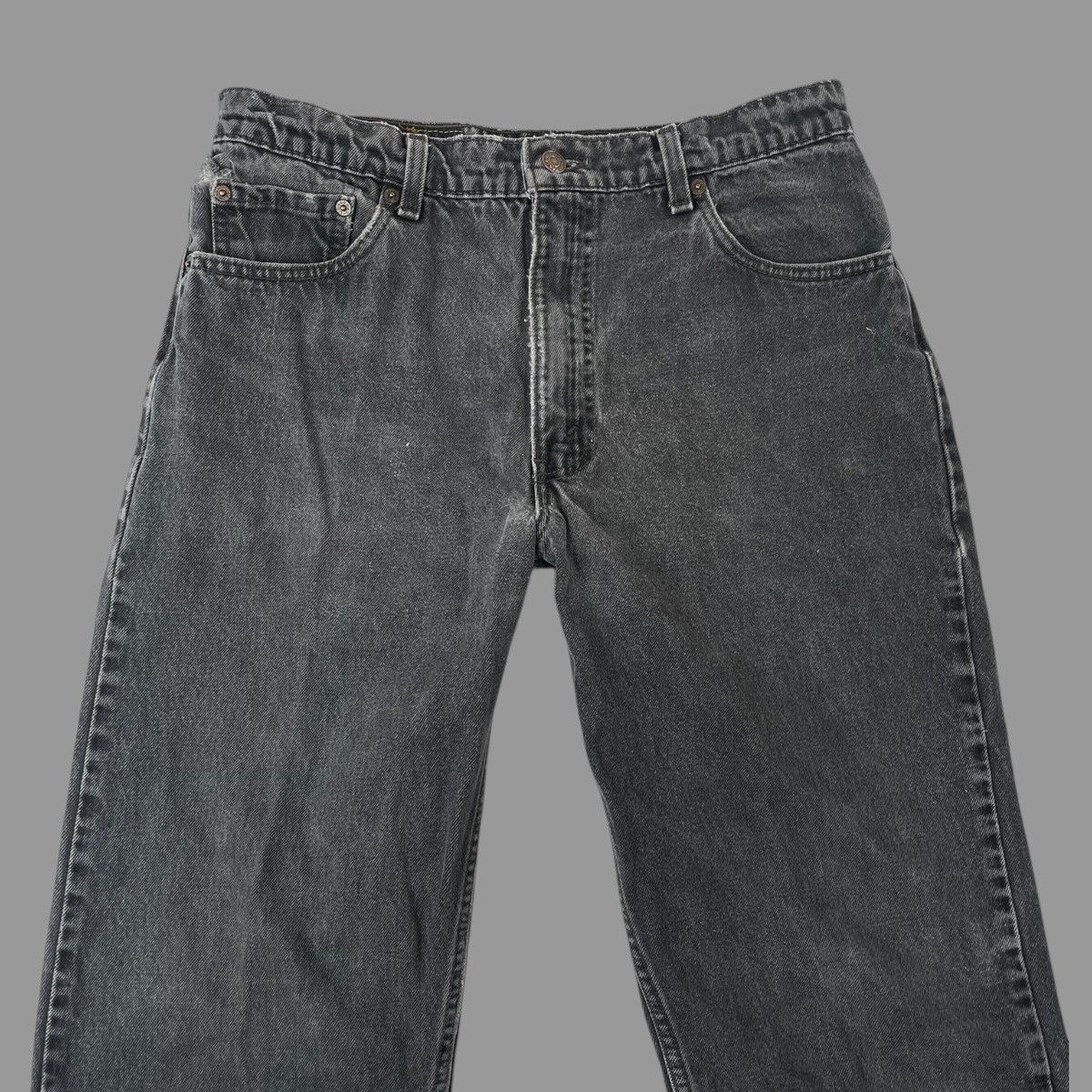 Levi's × Vintage Vintage 90s Levi’s faded black denim jeans Size US 32 / EU 48 - 3 Thumbnail