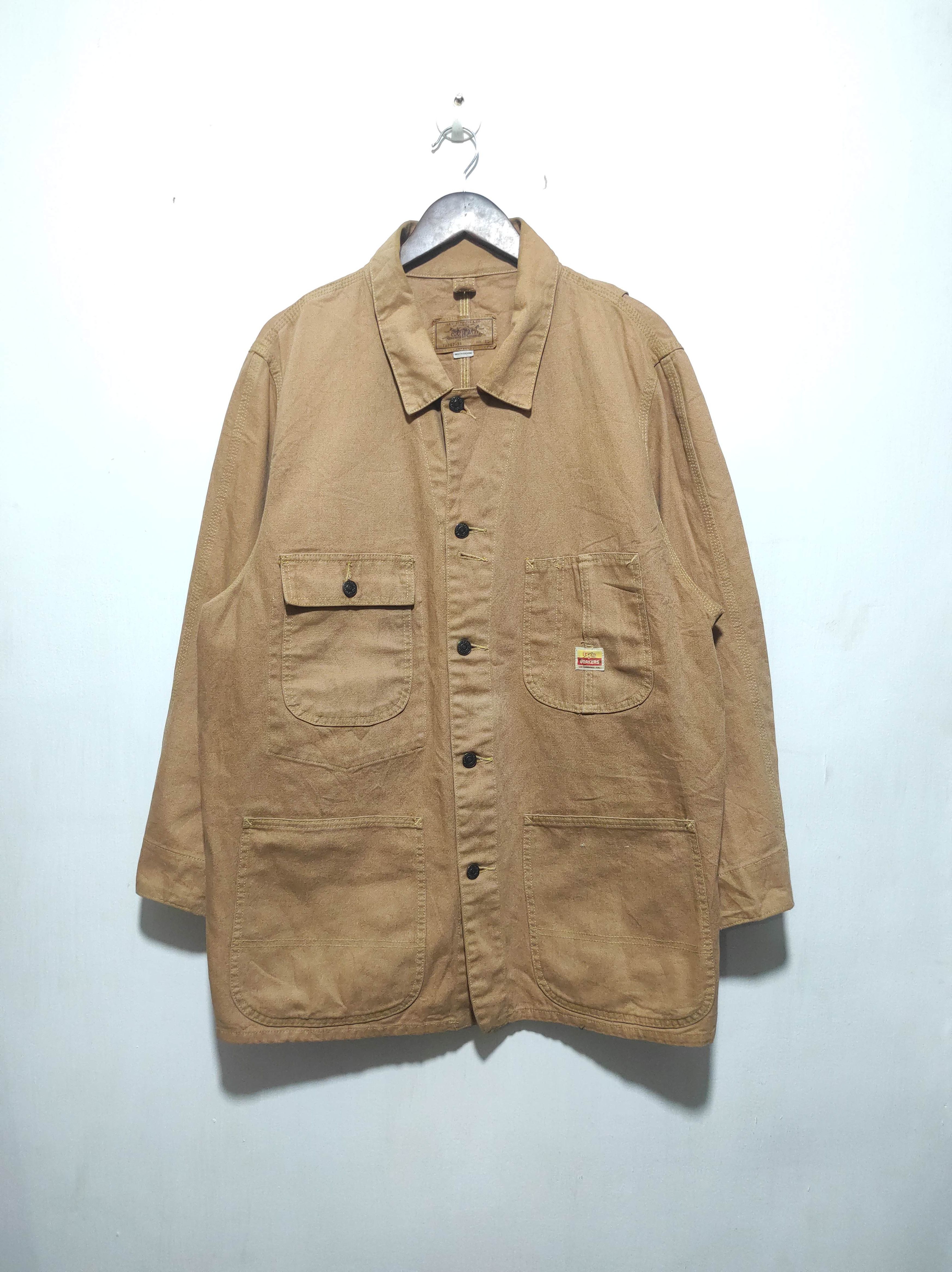 Levi's Vintage Clothing Vintage Levi’s Workers San Fancisco Chore Jacket Size US L / EU 52-54 / 3 - 2 Thumbnail