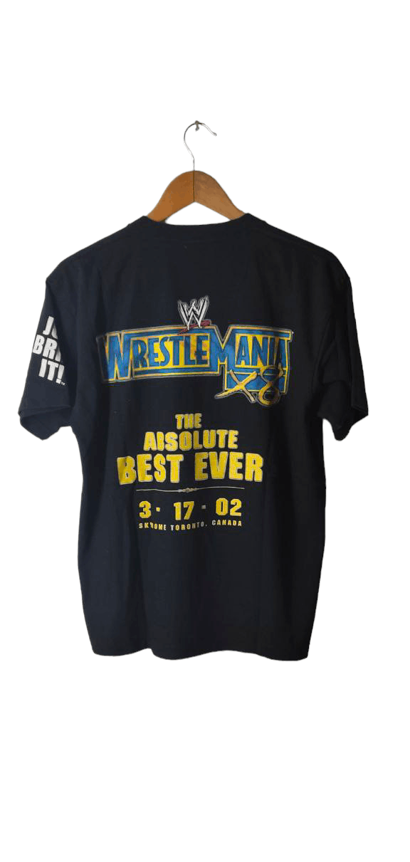 Vintage VINTAGE WRESTLEMANIA X8 ICON VS ICON THE ROCK VS HOGAN TEE Size US M / EU 48-50 / 2 - 8 Thumbnail