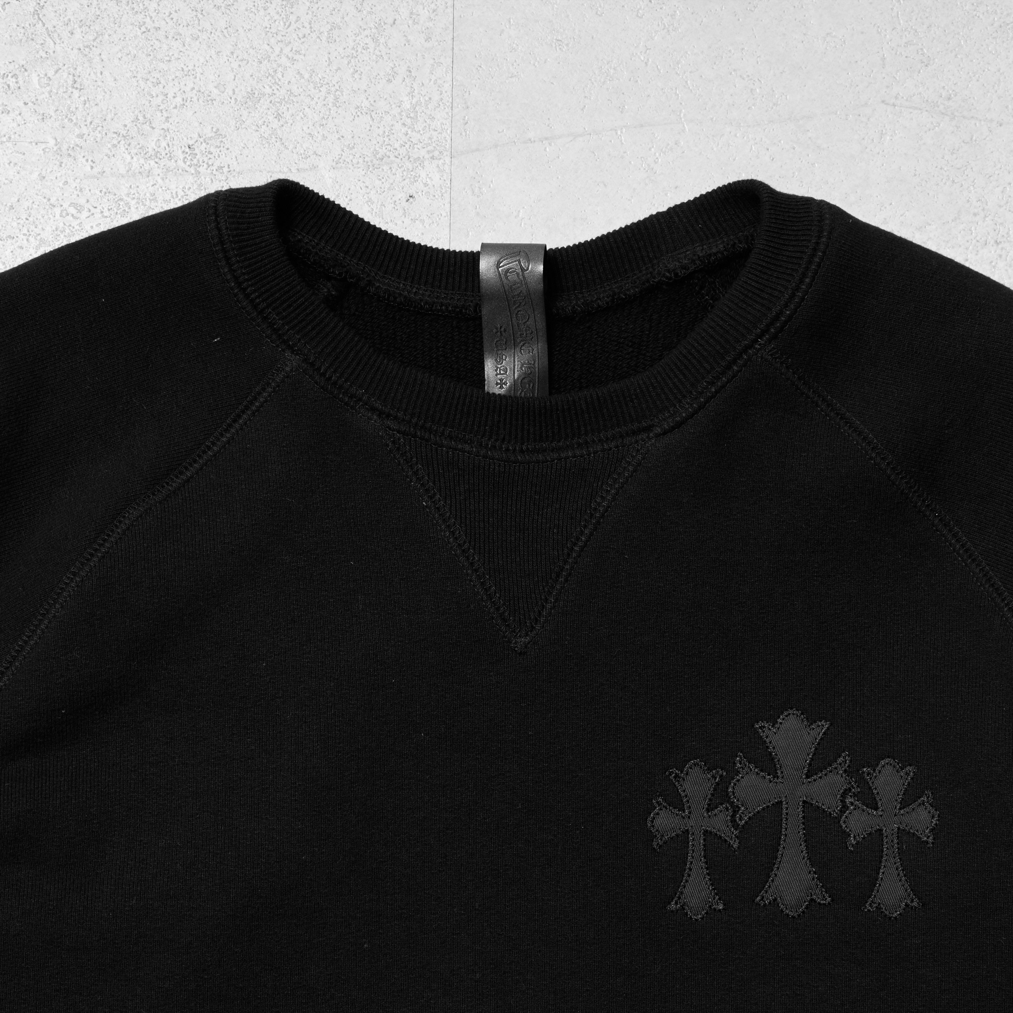 Chrome Hearts CHROME HEARTS Blind Spot Black Tripple Cross Sweater BLACK Size US L / EU 52-54 / 3 - 5 Thumbnail