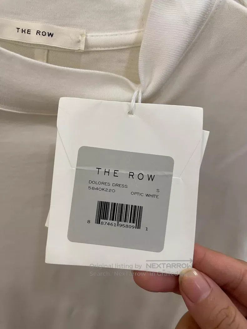 The Row The row Cotton white short sleeve long skirt Size S / US 4 / IT 40 - 4 Thumbnail