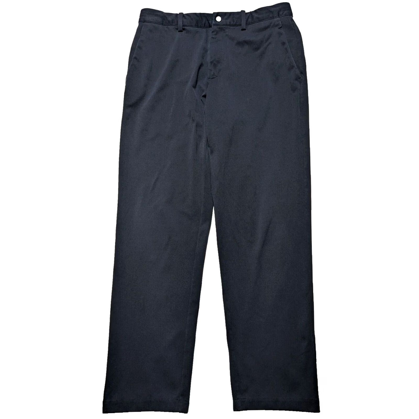 Uniqlo UNIQLO Women Medium Navy Polyester Chino Pants shirts? Size 32" / US 10 / IT 46 - 2 Thumbnail