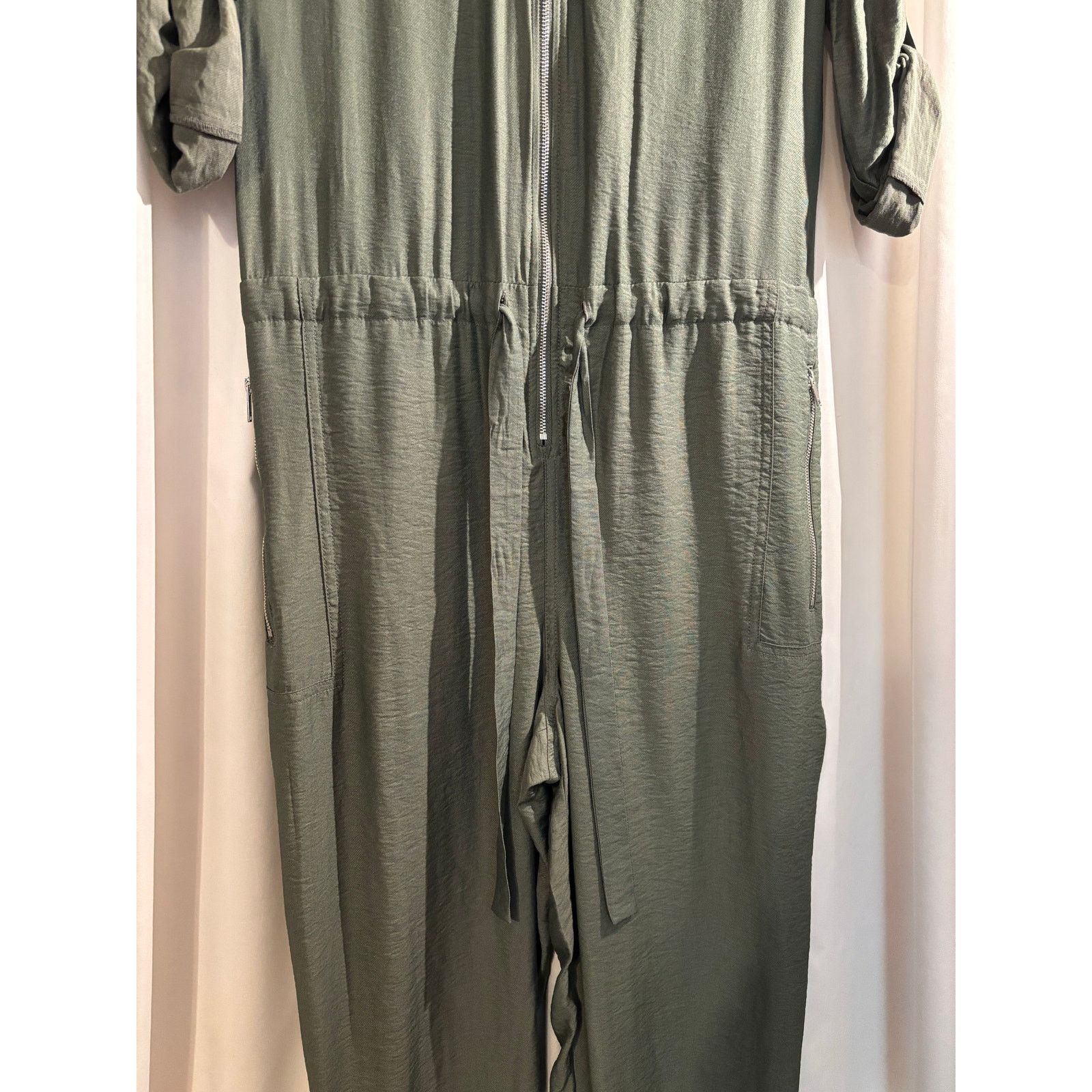 DKNY DKNY Size 4 NWT Olive Green Jumpsuit Size 27" / US 4 / IT 40 - 6 Thumbnail