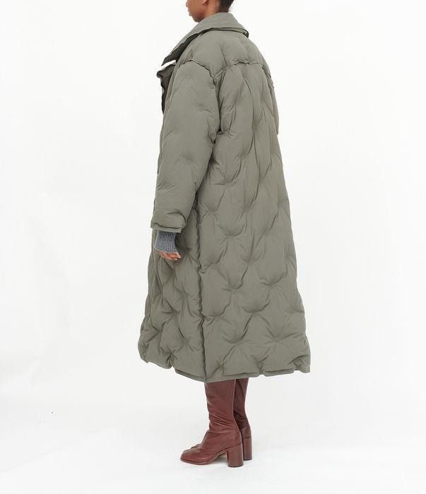 Maison Margiela o1bcso1str0526 Glam Slam Long Coat in Military Green Size XS / US 0-2 / IT 36-38 - 4 Thumbnail