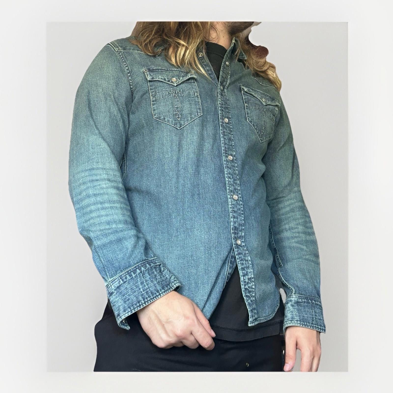 RRL Ralph Lauren RRL Double RL Ralph Lauren Denim Trucker Jacket Medium Men Size US M / EU 48-50 / 2 - 1 Thumbnail
