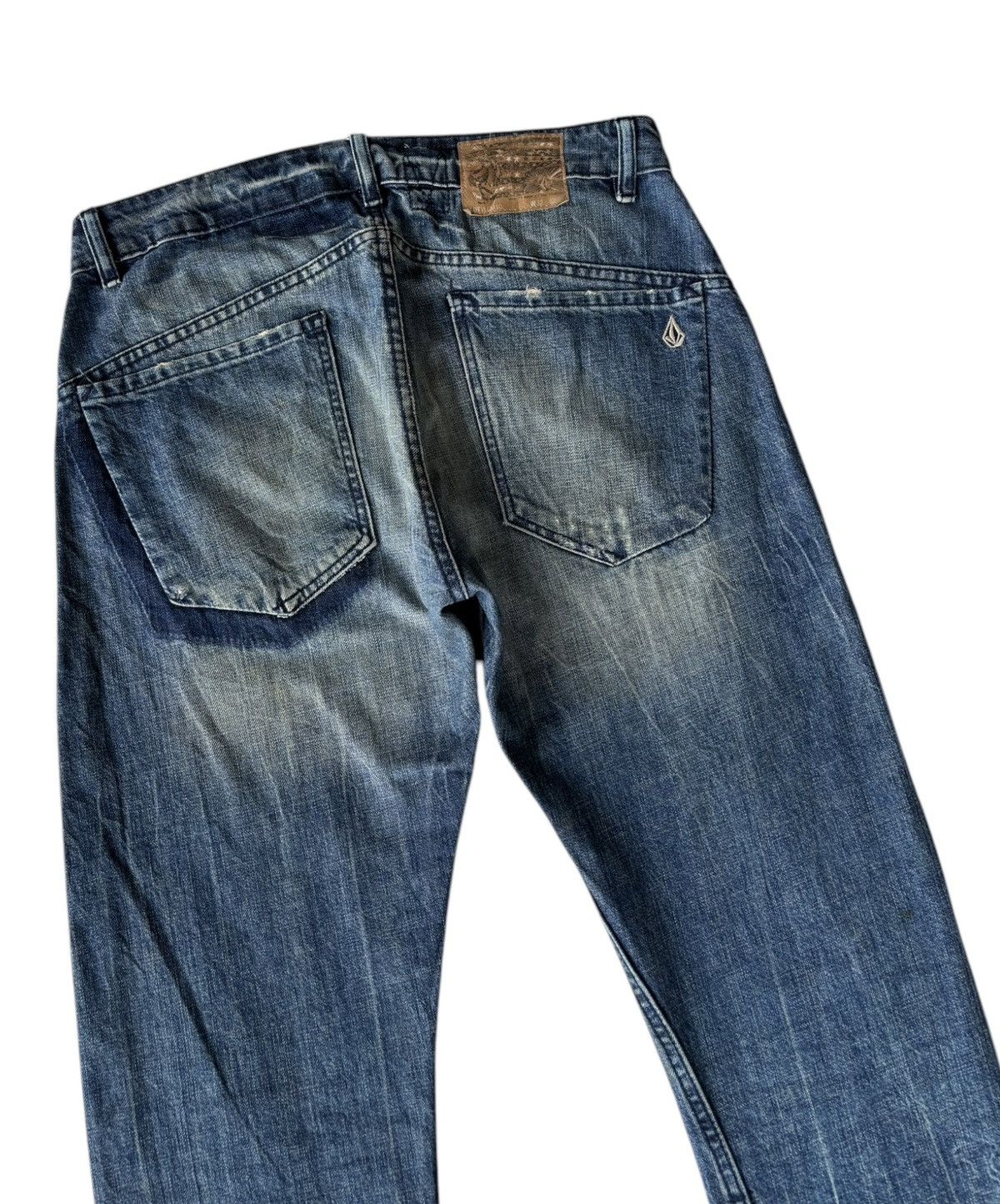 Marithe + Francois Girbaud RARE🔥DISTRESSED DENIM VOLCOM SLERGO JEANS MFG PPFM STYLE Size US 33 - 8 Thumbnail