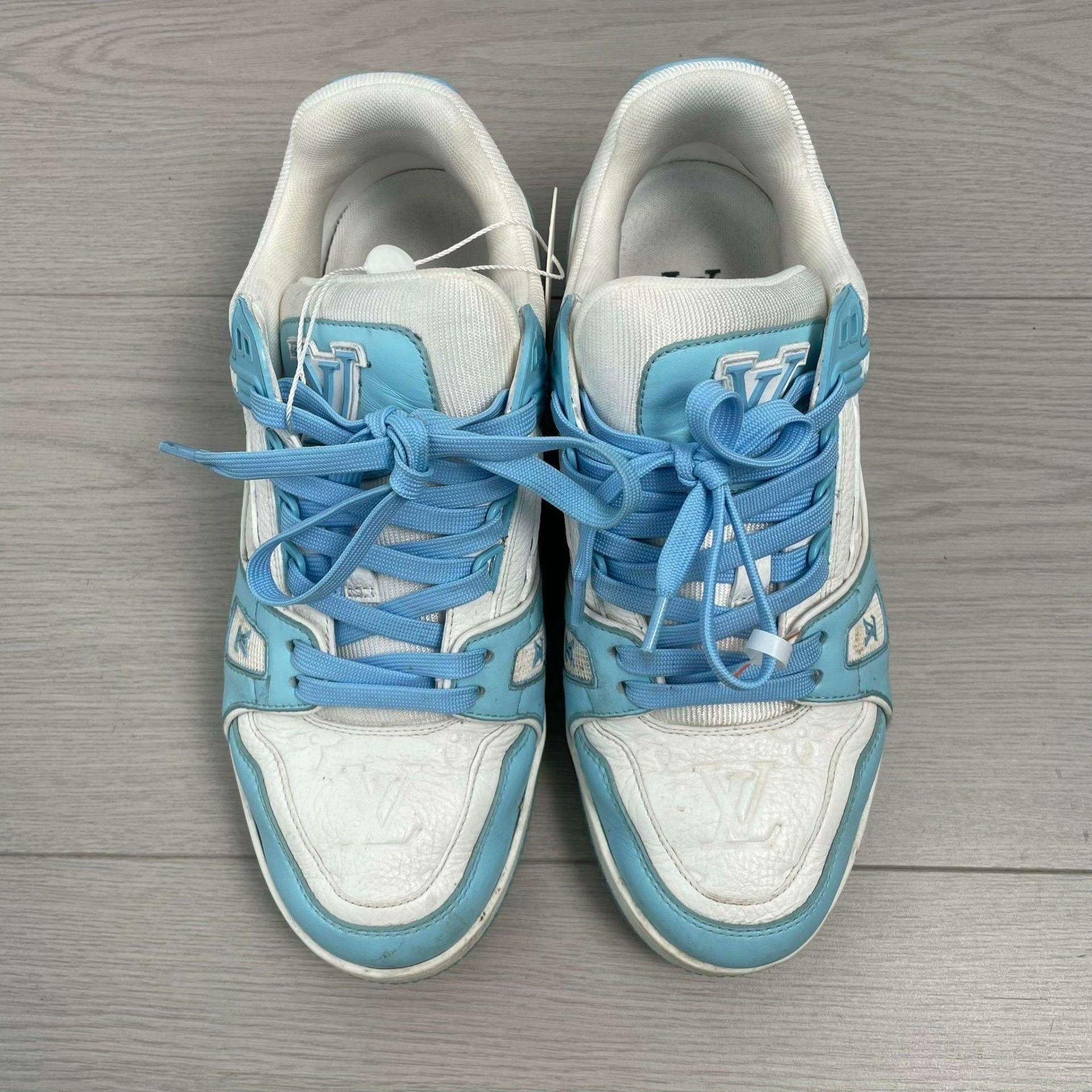 Louis Vuitton Louis Vuitton Blue Lowtop Sneakers 39 Men Size US 6.5 / EU 39-40 - 1 Thumbnail