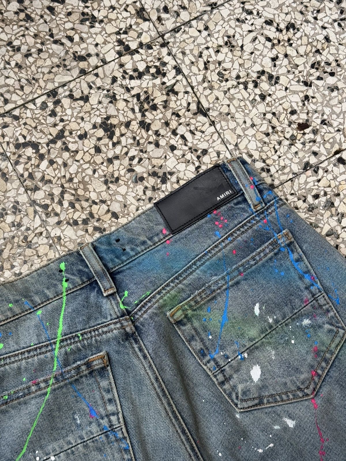 Amiri Amiri Paint Splatter Distressed Jeans - Size 28 Size US 28 / EU 44 - 10 Thumbnail