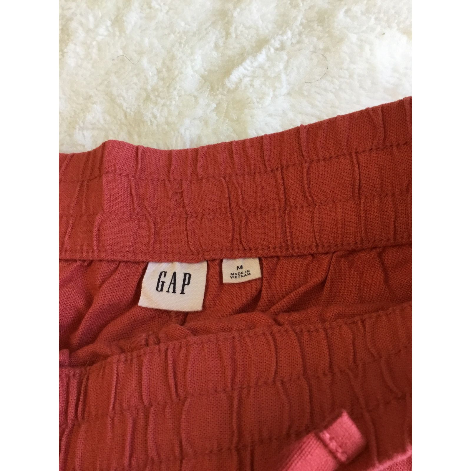 Gap GAP Factory Orange Desert Flower Pull-On Utility Shorts Size 32" / US 10 / IT 46 - 10 Thumbnail
