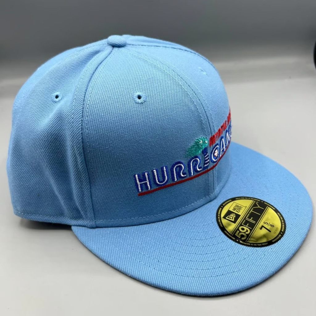 New Era Myrtle Beach Hurricanes Hat Men 7 5/8 Blue MiLB Fitted Cap Size ONE SIZE - 3 Thumbnail
