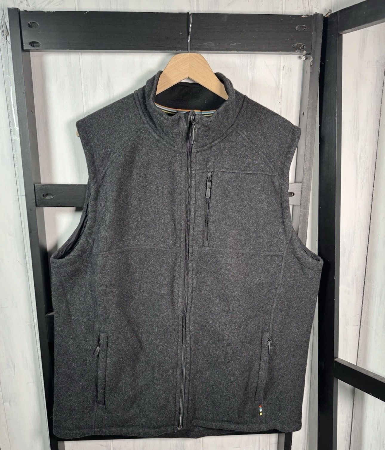 Smartwool Black Echo Lake Performance Wool Blend Vest Size US XL / EU 56 / 4 - 1 Thumbnail