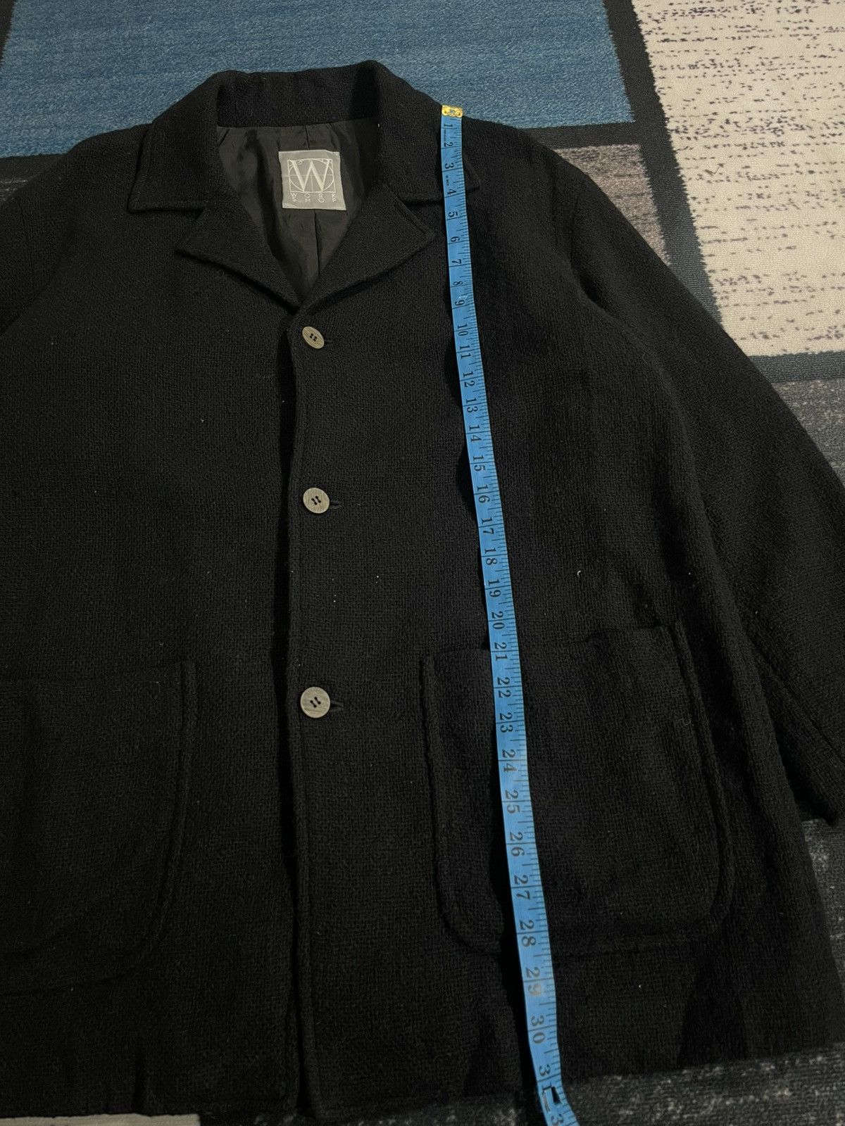 Yohji Yamamoto Vintage Workshop By Yohji Yamamoto Coat Jacket Size 50L - 15 Thumbnail